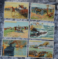 64627 Kathreiners Malzkaffee 6 Sammelbilder Russisch-Japanischer Krieg um 1910