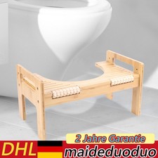 Bambus Holz Toilettenhocker