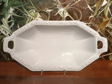 ROSENTHAL Classic Rose MARIA Weiß - edle Brotschale / Brotkorb 36,5cm x  18cm