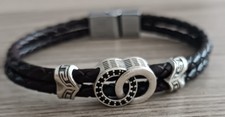 Lederarmband mit dekorativem