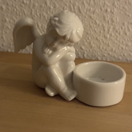 Teelichthalter engel sitzend - engel,