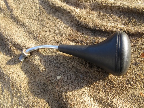 Leder wählhebel schwarz - leder,