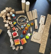 HABA Murmelbahn Kugelbahn Ergänzung Konvolut 5999 Domino 1133 1128 1149 1159