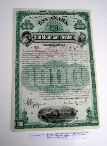 Hist wertpapier escanaba - hist.,