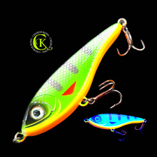 Jerkbait 10,5cm UV Topwater Jerk Glider Wobbler Hardbait Kunstköder Hecht Barsch