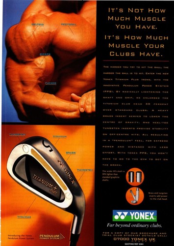 Peep16 golf werbung 12x9 - werbung, 12x9"