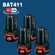 4X Für Bosch GBA 12V 4.0Ah 7.0Ah Akku & Ladegerät BAT411 Li-ion GSR GDR GSA DHL