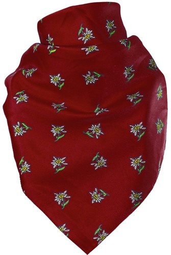 Feines tuch mit edelweiss - feines, in