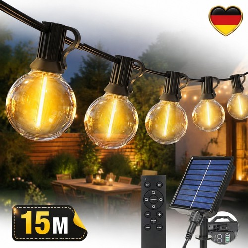 Solar lichterkette 15m led - 15m,