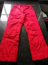 Damen Kinder Ski Hose Rot Gr. 38