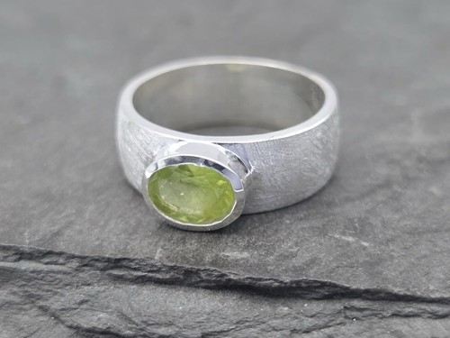 Ring peridot 925 sterling - peridot,