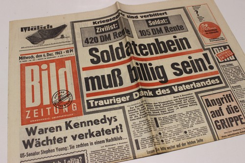 Bildzeitung 1963 - bildzeitung, 04.12.1963