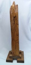 Unikat große Holzstele, Holzskulptur, Dekoration, Unikat Zimmerdeko Eiche B 925