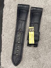 #1355 ORIGINAL NEU OFFICINE PANERAI 22mm KROKO ALLIGATOR BAND LEDER UHRENBAND