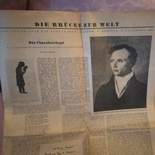 Die Brücke zur Welt, Sonntagsbeilage zur Stuttgarter Zeitung 1962