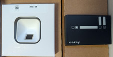 EKEY 203703 xLine Fingerprintset (Fingerprint Weiß, Glasrahmen Weiß, Controller)