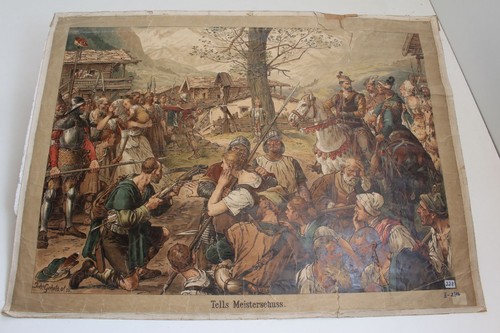 Alte schulwandtafel lehrtafel - alte,