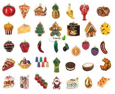 Christbaumkugeln figur essen - christbaumkugeln,