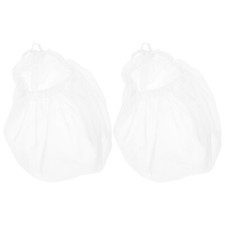  2 Pcs Wiederverwendbar Siebbeutel Passierbeutel Nylonsieb Filtertaschen
