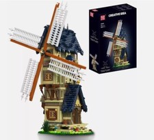 Klemmbausteine Windmühle Haus