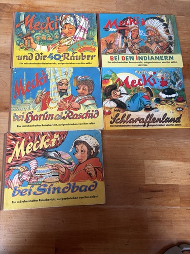 Mecki bücher vintage 1960 - mecki,