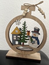Handmade Weihnachten Dekoration Aus Holz Handbemalt Aufsteller