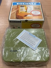 Soehnle 1170 Wandwaage Küchenwaage 0-2 kg Analogwaage 1970er klappbar grün