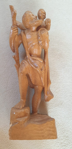 Handgeschnitze holzfigur - handgeschnitze,