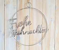 Metallkranz Kranz silber