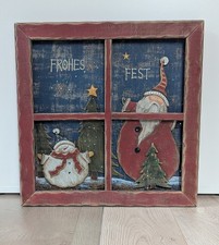 Deko-Fenster mit Weihnachtsmotiv und Beleuchtung von Käthe Wohlfahrt