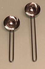 my basics   2 Stück  Kaffeemaß Kaffeemesslöffel  Messlöffel ca. 17,3 cm + 12,9