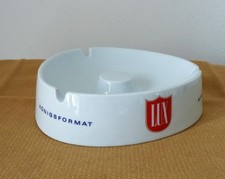 alter Porzellan Aschenbecher LUX Aromaversiegelt - Werbe Ascher -Rieber Bavaria