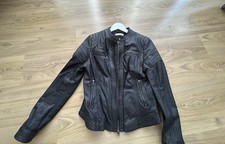 Damen Lederjacke Comma Schwarz