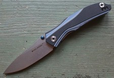 Real Steel | Horus | E802 | Tschenmesser |  Black/Blue | Einhand | G10 | 14C28N