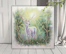 Weißer Hirsch - Bote des