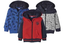 Jungen Sweatjacke Jacke Übergangsjacke Herbst Warm TeddyFleece Kinderjacke NEU