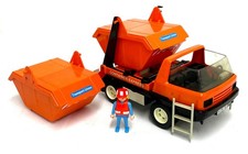 Playmobil Baustelle * 3471 * Container Express / Schutt Mulde Absetz-LKW