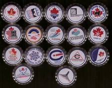 Kronkorken Serie JEUX CANADA GAMES (SILBER) - bottle cap chappa tappi capsule 