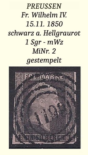 Preußen 1850 2 - mi.nr.,