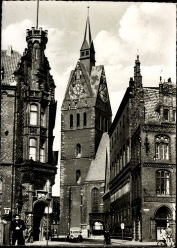Alte hannover in - ak,