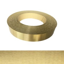 Kantenumleimer ABS 22mm x 2m mit Schmelzkleber in echt Metall gold gebürstet