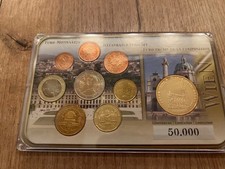 Kursmünzensatz Gedenkmünzensatz Wien 2008 polierte Platte