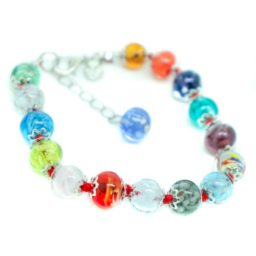 Murano glas armband - murano, multi