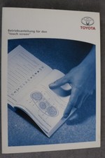 Toyota Betriebsanleitung für den Touch Screen "2011" Radio Bedienungsanleitung