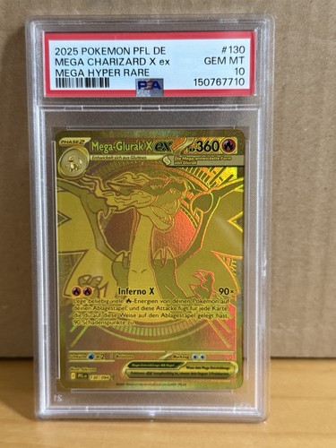 Psa mega glurak - glurak, x
