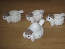 4 x Eierbecher Schaf  Tischdekoration  Geschenkidee