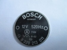 Sign Bosch nameplate horn