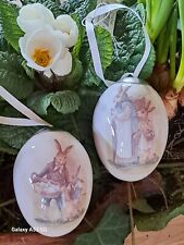 Keramik Eier Set Dekoration