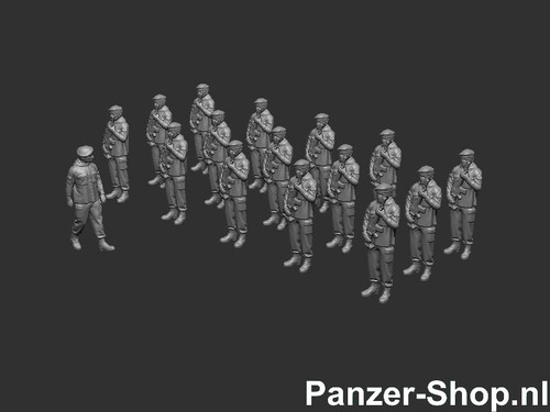 16x bundeswehr figuren appell - 16x,