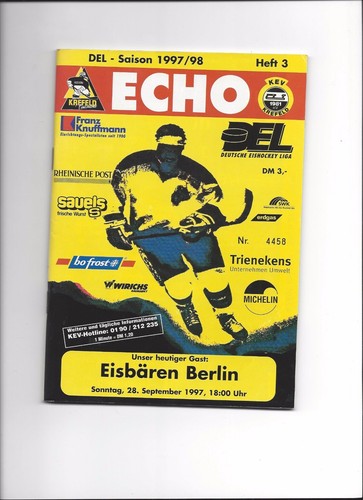 Del programm krefeld pinguine - programm:,
